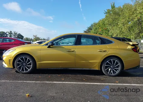 2020 Hyundai Sonata Sel Plus from USA, damaged, VIN 5NPEJ4J20LH052309